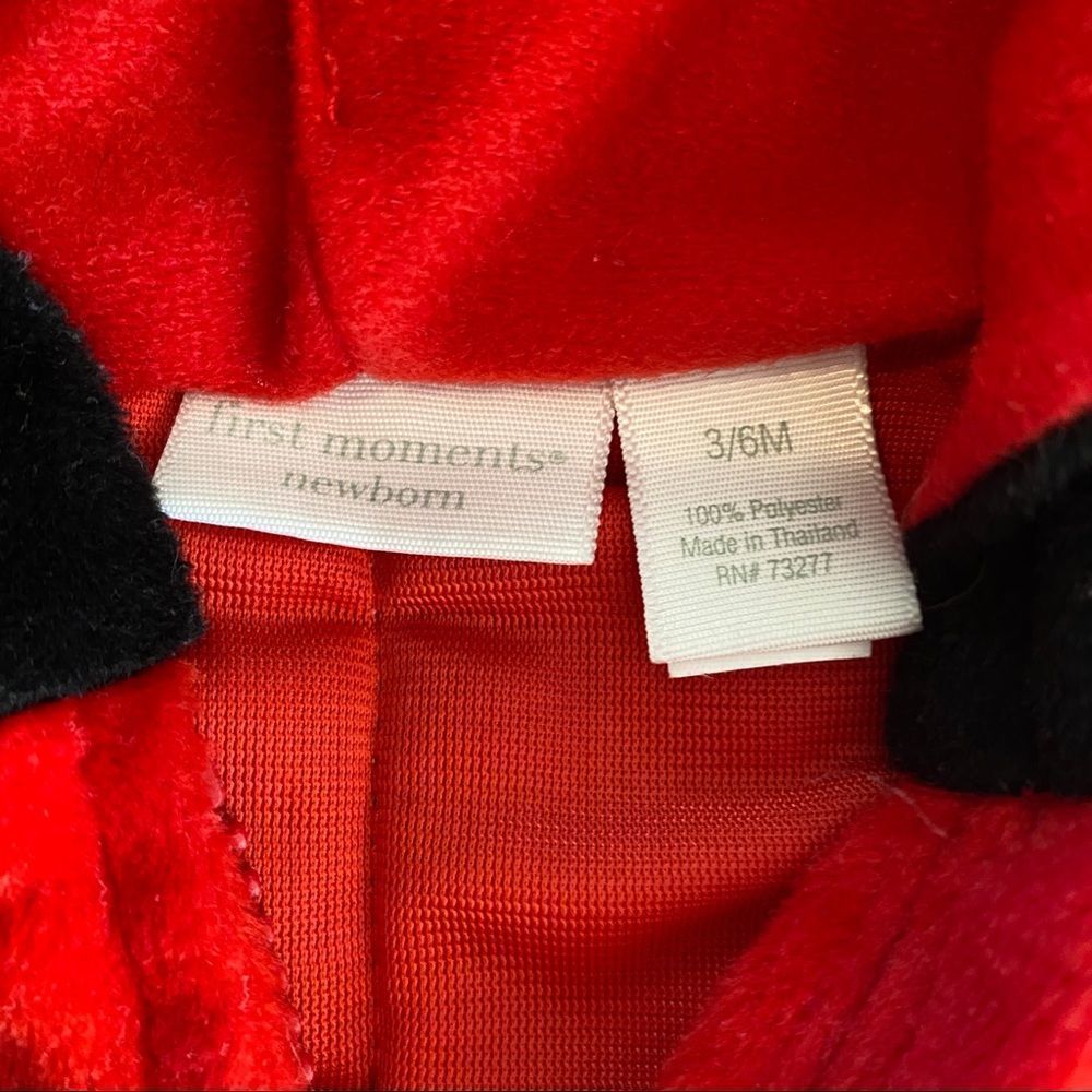 First Moments Lady Bug Outfit / Costume size 3/6 months - Picture 4 of 11
